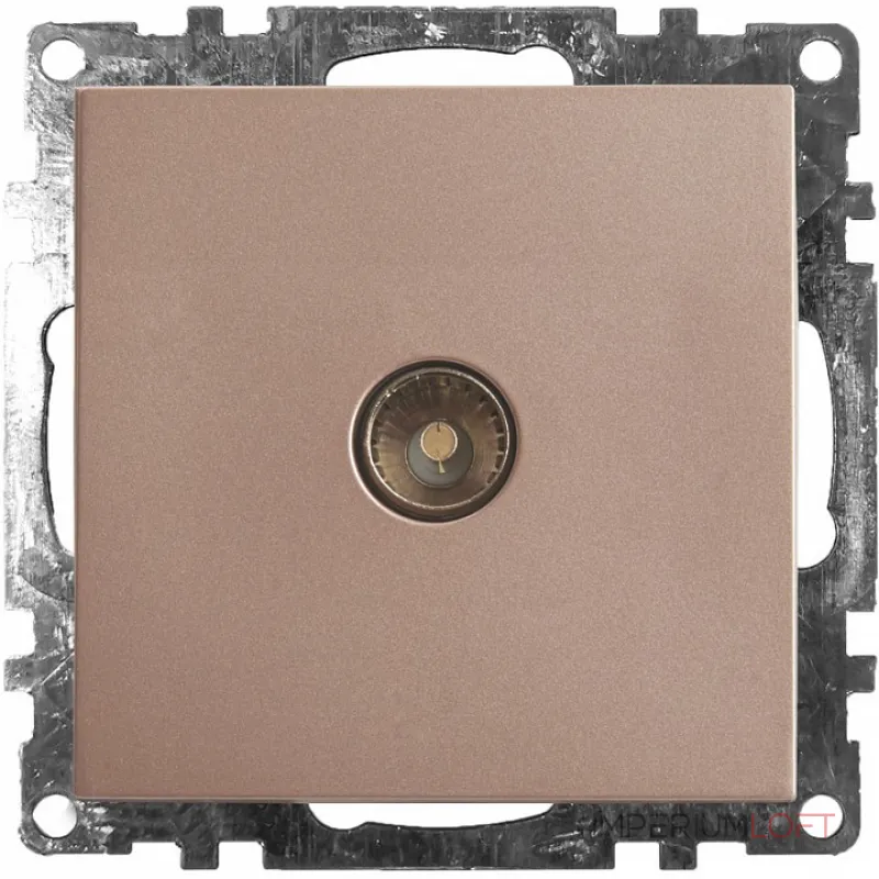 ТВ-розетка без рамки Stekker Катрин 39600 от ImperiumLoft ТВ-розетка без рамки Stekker Катрин 39600 от ImperiumLoft