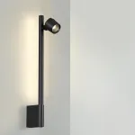 Светильник настенный диммируемый (выключатель) IP20 LED 7W+7W 4000K 220-240V FERMO 359313 OVER NT24 000 Черный от ImperiumLoft