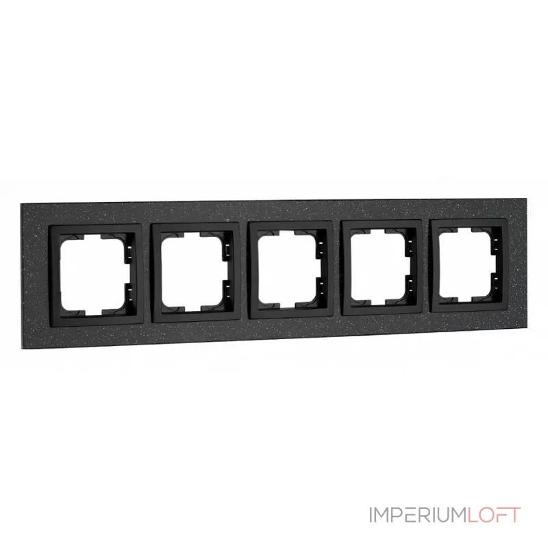 Рамка на 5 постов Mono Electric Style Granit 107-610000-164 от ImperiumLoft Рамка на 5 постов Mono Electric Style Granit 107-610000-164 от ImperiumLoft
