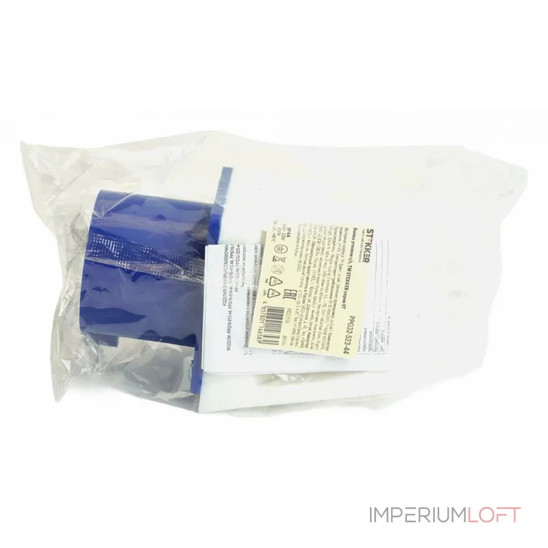 Вилка угловая 2P+PE Stekker ST 49445 от ImperiumLoft