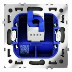 Розетка компьютерная встраиваемая S70 RJ45 кат.6 (титан) Voltum VLS060106