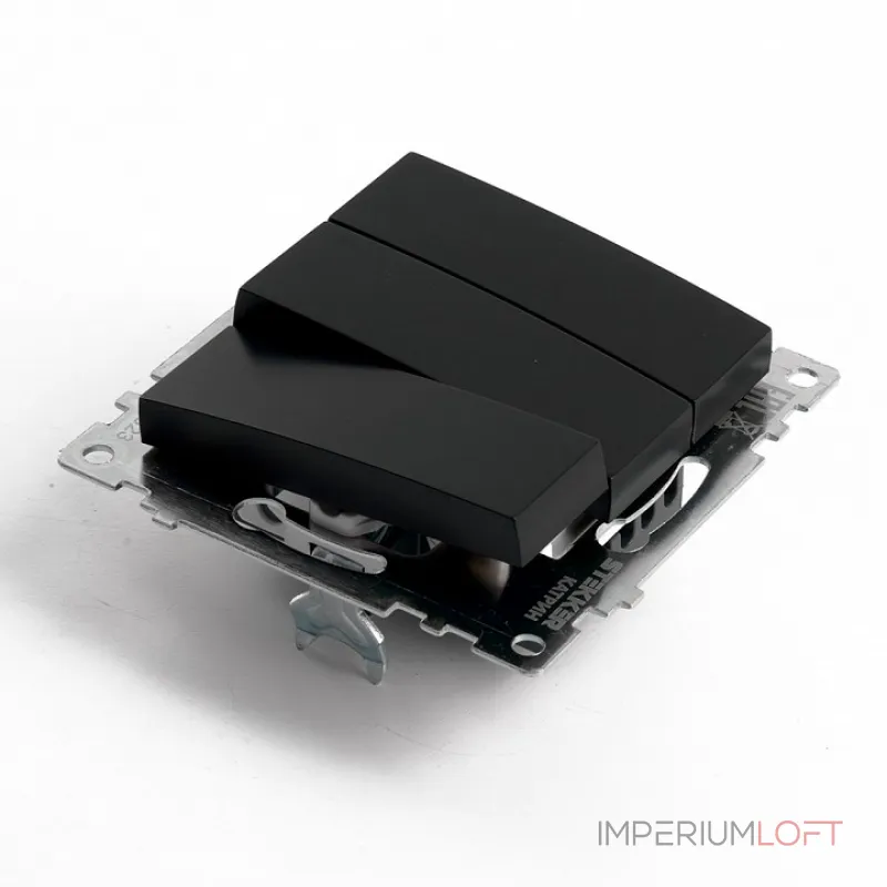 Выключатель трехклавишный без рамки Stekker Катрин 49172 от ImperiumLoft