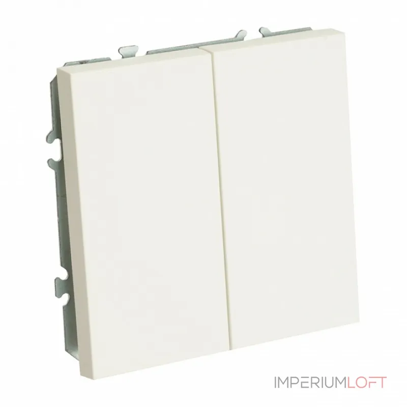 Выключатель двухклавишный без рамки Stekker RSW10-5104-01 49866 от ImperiumLoft Выключатель двухклавишный без рамки Stekker RSW10-5104-01 49866 от ImperiumLoft