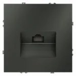 Розетка компьютерная встраиваемая S70 RJ45 кат.6 (титан) Voltum VLS060106