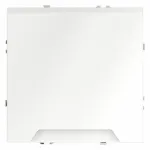 Розетка встраиваемая S70 с заземлением защитными шторками и крышкой 16А (белый матовый) Voltum VLS040302