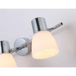 Настенно-потолочный спот TR3965/3 CH/FR хром/белый матовый E27*3 max 460*82*200 от NovaLamp