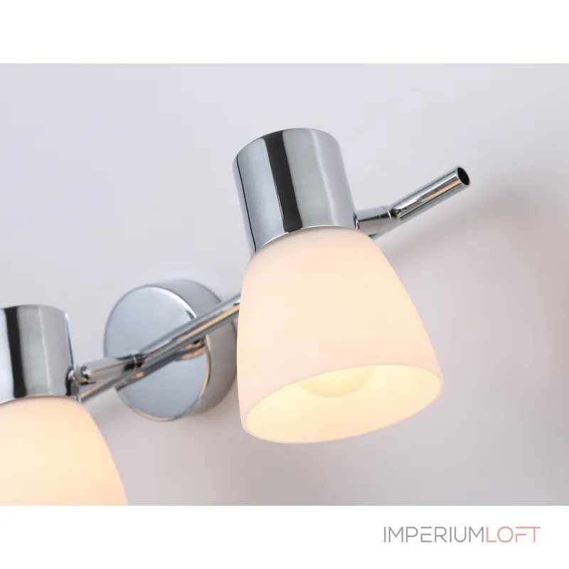 Настенно-потолочный спот TR3965/3 CH/FR хром/белый матовый E27*3 max 460*82*200 от NovaLamp