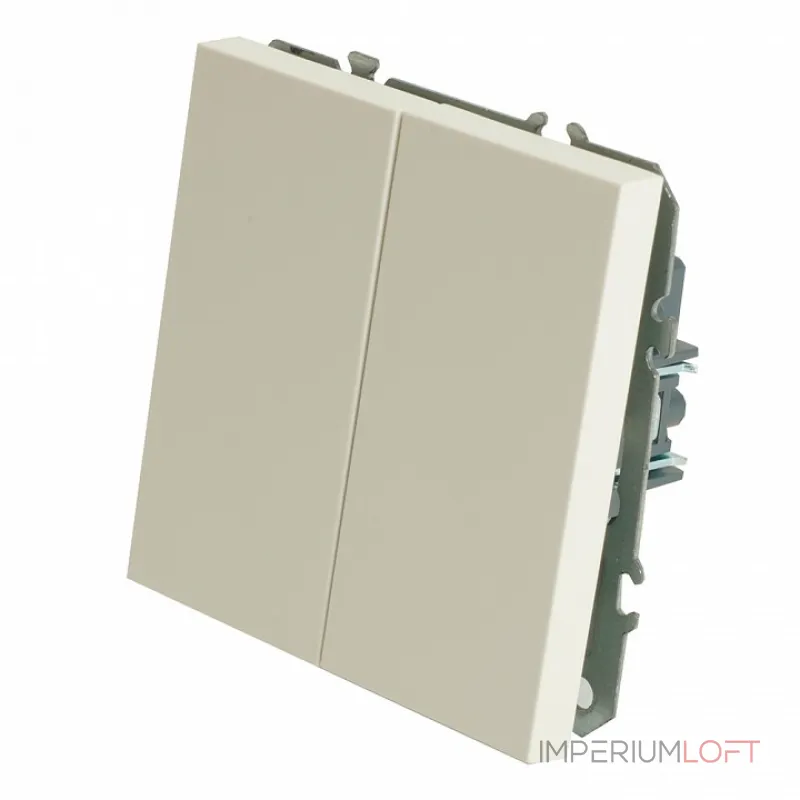 Выключатель двухклавишный без рамки Stekker RSW10-5104-01 49866 от ImperiumLoft Выключатель двухклавишный без рамки Stekker RSW10-5104-01 49866 от ImperiumLoft