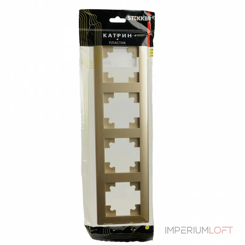 Рамка на 4 поста Stekker PFR00-7004-08 49609 от ImperiumLoft