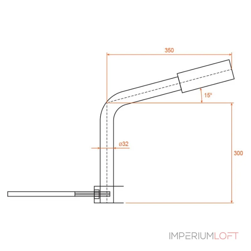 Основание на штанге Wolta К1П-03-035-1-012х06-С от ImperiumLoft Основание на штанге Wolta К1П-03-035-1-012х06-С от ImperiumLoft