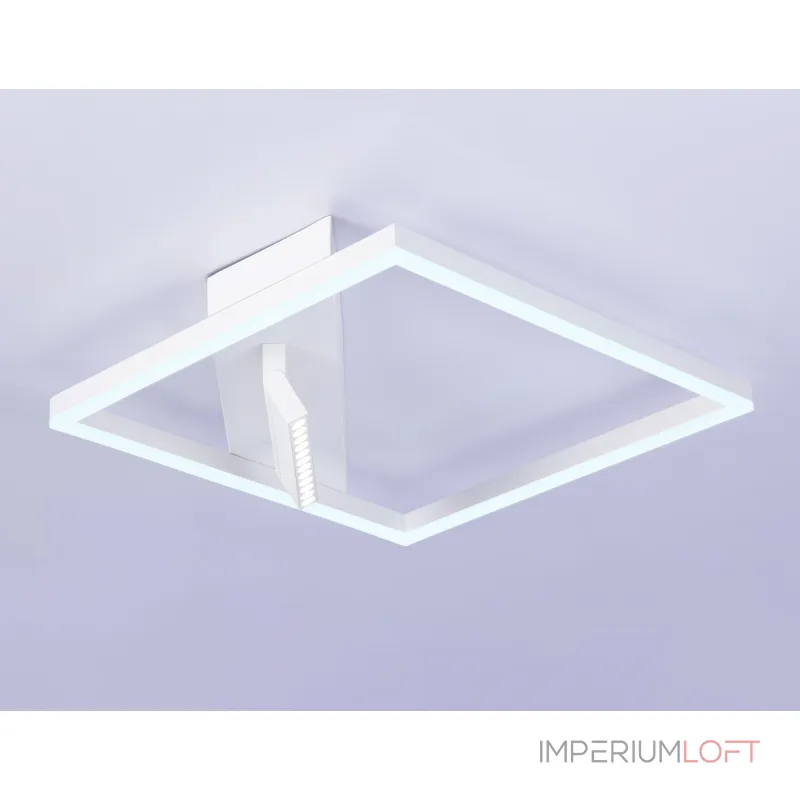 Потолочный светодиодный светильник FL51463/1+1 WH белый 70W 3000K-6400K+4200K 500*500*110 (ПДУ РАДИО 2.4G) от NovaLamp