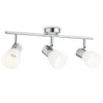 Настенно-потолочный спот TR3965/3 CH/FR хром/белый матовый E27*3 max 460*82*200 от NovaLamp