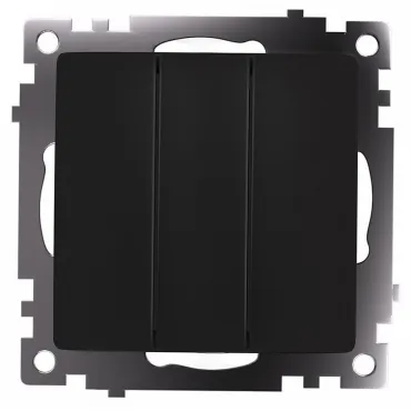 Выключатель трехклавишный без рамки Stekker Катрин 49172