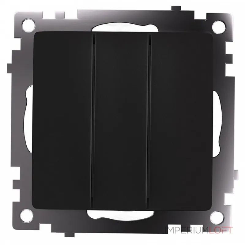 Выключатель трехклавишный без рамки Stekker Катрин 49172 от ImperiumLoft