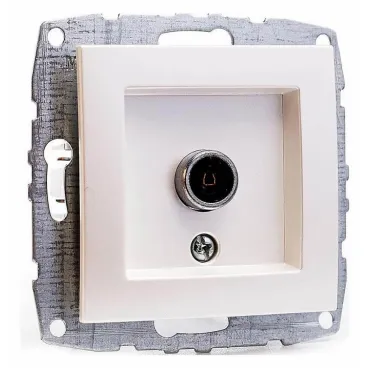 ТВ-розетка проходная без рамки Mono Electric Despina / Larissa 500-002505-137 ТВ-розетка проходная без рамки Mono Electric Despina / Larissa 500-002505-137