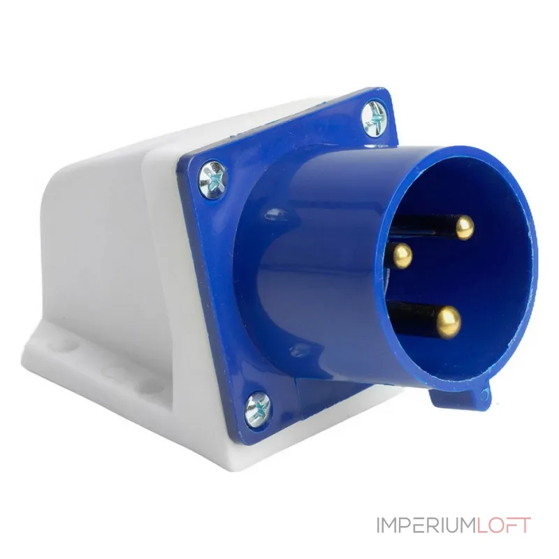 Вилка угловая 2P+PE Stekker ST 49445 от ImperiumLoft