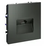 Розетка компьютерная встраиваемая S70 RJ45 кат.6 (титан) Voltum VLS060106