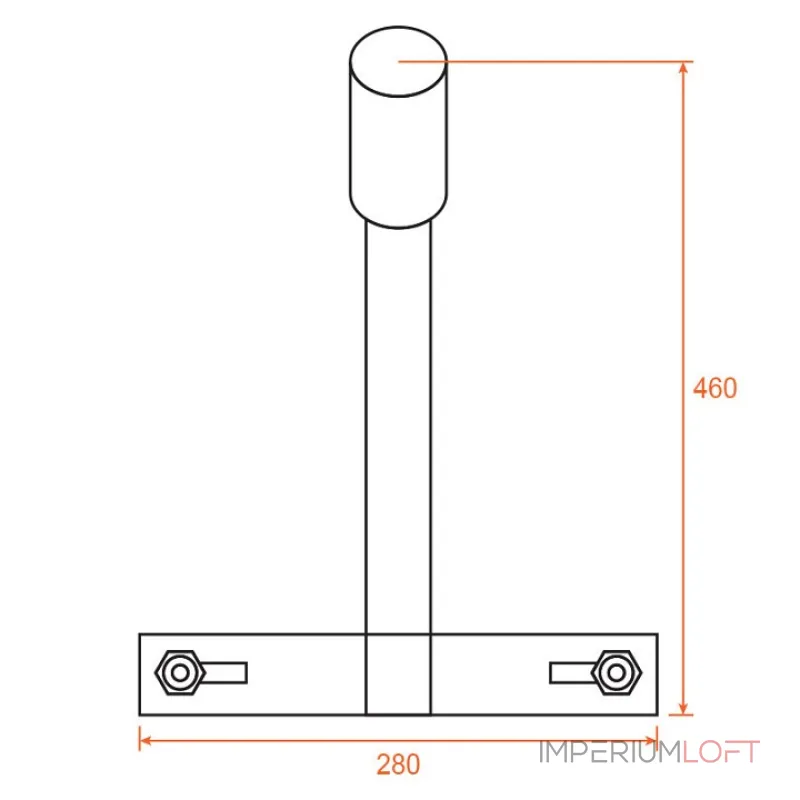 Основание на штанге Wolta К1П-03-035-1-012х06-С от ImperiumLoft Основание на штанге Wolta К1П-03-035-1-012х06-С от ImperiumLoft