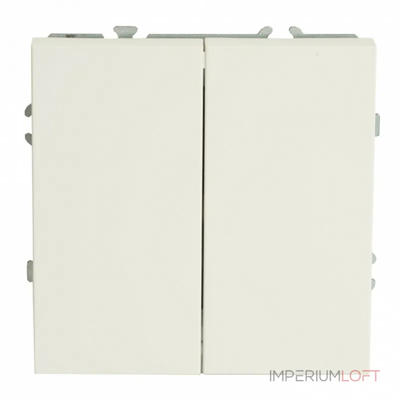 Выключатель двухклавишный без рамки Stekker RSW10-5104-01 49866 от ImperiumLoft Выключатель двухклавишный без рамки Stekker RSW10-5104-01 49866 от ImperiumLoft