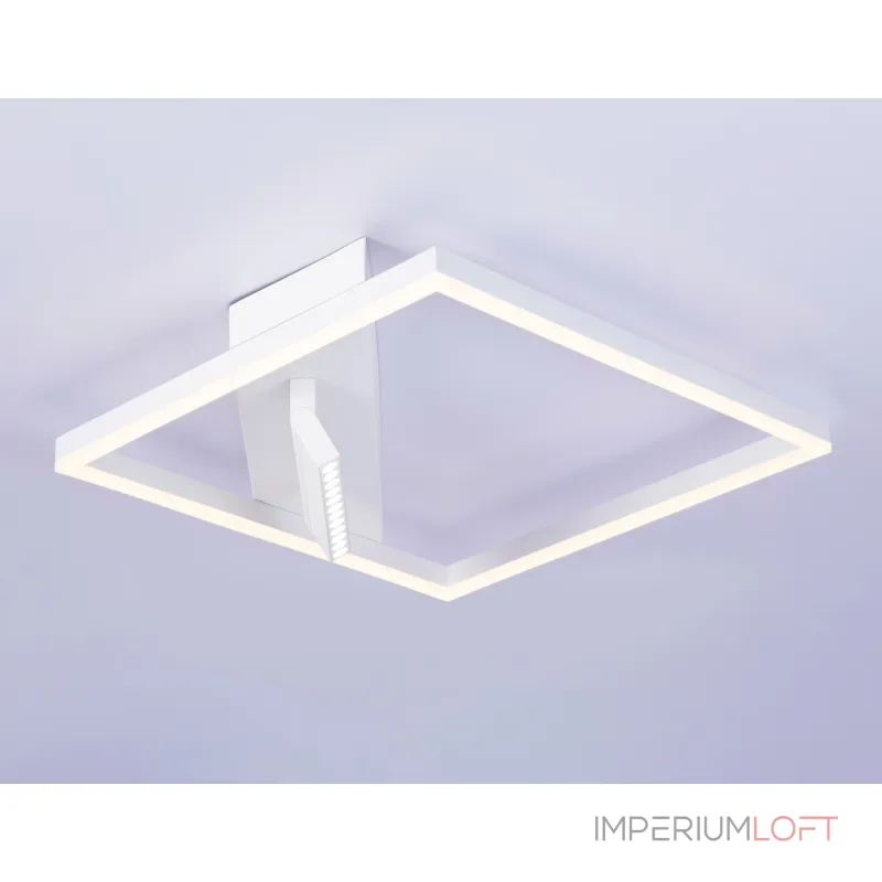 Потолочный светодиодный светильник FL51463/1+1 WH белый 70W 3000K-6400K+4200K 500*500*110 (ПДУ РАДИО 2.4G) от NovaLamp