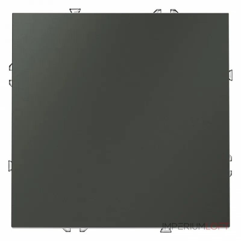 Перекрестный переключатель встраиваемый S70 одноклавишный 10А (титан) Voltum VLS010506