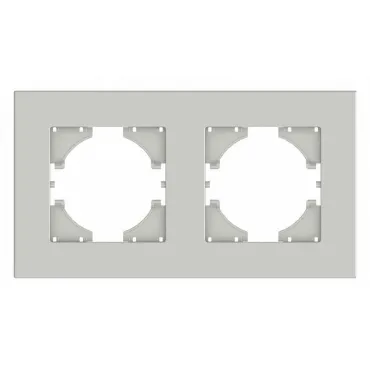 Рамка на 2 поста Gusi Electric CITY С1112-028 Рамка на 2 поста Gusi Electric CITY С1112-028