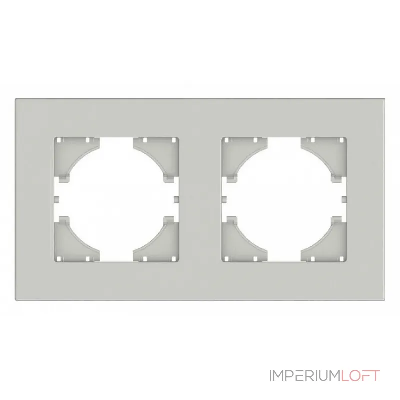 Рамка на 2 поста Gusi Electric CITY С1112-028 от ImperiumLoft