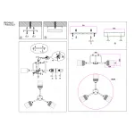Светильник подвесной TR303321/3 WH/GD/CL/FR белый/золото/прозрачный/белый матовый E27*3 max 60W D620*210 от ImperiumLoft