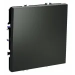 Перекрестный переключатель встраиваемый S70 одноклавишный 10А (титан) Voltum VLS010506