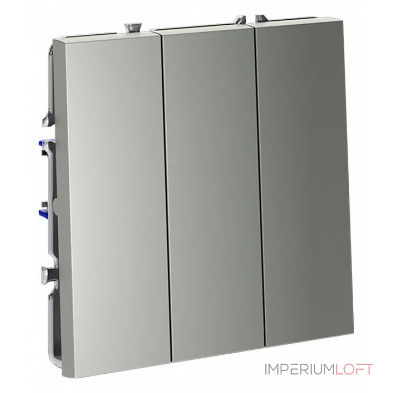 Выключатель трехклавишный без рамки Voltum S70 VLS030105 от ImperiumLoft Выключатель трехклавишный без рамки Voltum S70 VLS030105 от ImperiumLoft
