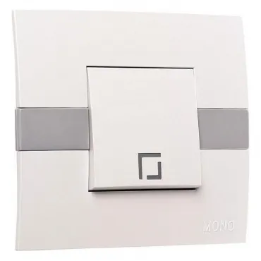 Выключатель проходной одноклавишный Mono Electric Eсо 101-010101-109 Выключатель проходной одноклавишный Mono Electric Eсо 101-010101-109