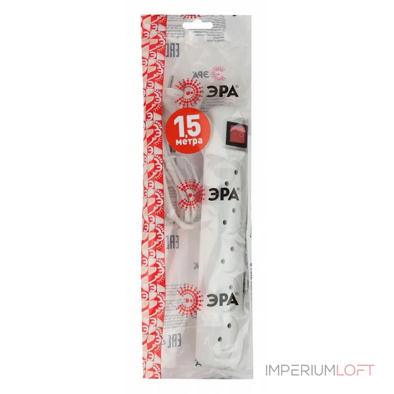 Сетевой фильтр Эра U-5s-1.5m-2x1 Б0044055 от ImperiumLoft