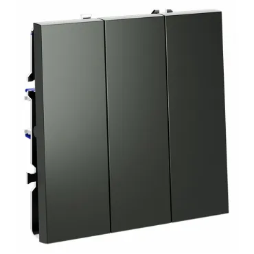 Выключатель трехклавишный без рамки Voltum S70 VLS030106 Выключатель трехклавишный без рамки Voltum S70 VLS030106