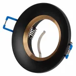 Встраиваемый светильник Эра KL107 BK/GD Б0061097 от ImperiumLoft