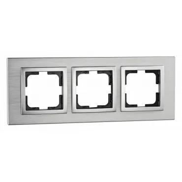 Рамка на 3 поста Mono Electric Style Aluminium 107-800000-162