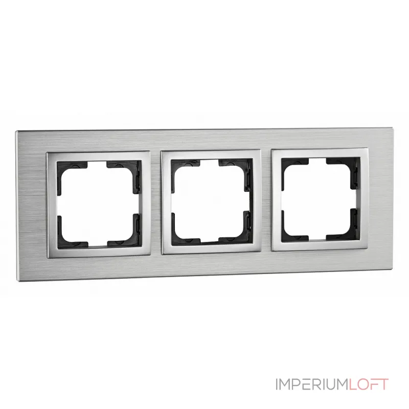 Рамка на 3 поста Mono Electric Style Aluminium 107-800000-162 от ImperiumLoft