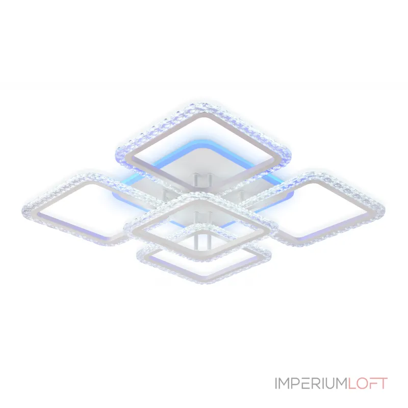 Потолочный светодиодный светильник с пультом FA5301 WH белый 140W 770*770*130 (ПДУ РАДИО 2.4) от NovaLamp