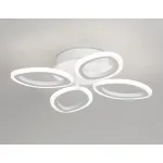 Потолочный светодиодный светильник с пультом FA4485/4 WH белый 4200K/3000K+6400K/6400K+3000K 34W 430*430*80 (ПДУ ИК) от NovaLamp