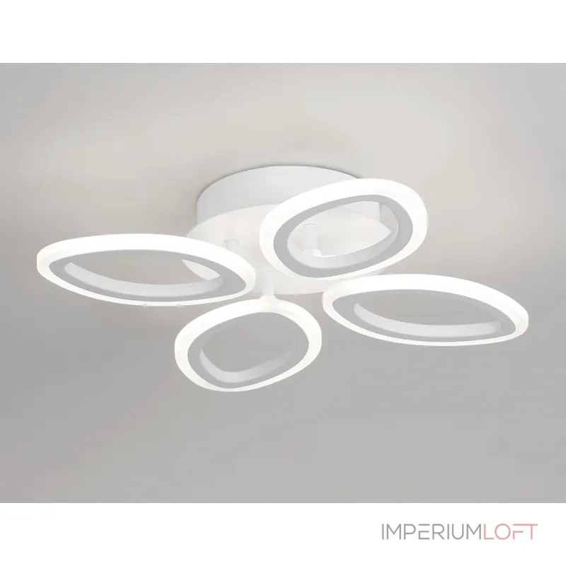 Потолочный светодиодный светильник с пультом FA4485/4 WH белый 4200K/3000K+6400K/6400K+3000K 34W 430*430*80 (ПДУ ИК) от NovaLamp