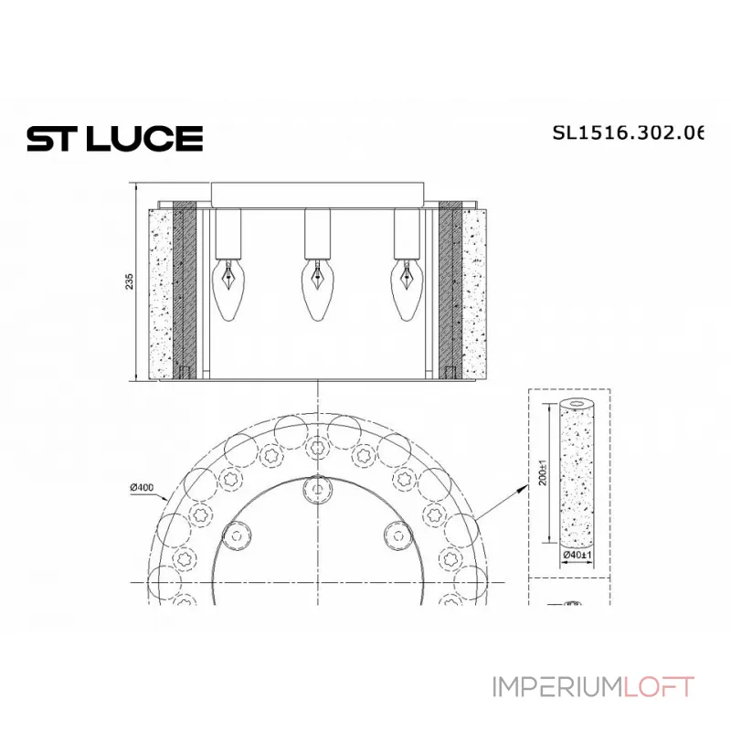 Накладной светильник ST-Luce Delight SL1516.302.06 от ImperiumLoft Накладной светильник ST-Luce Delight SL1516.302.06 от ImperiumLoft