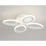 Потолочный светодиодный светильник с пультом FA4485/4 WH белый 4200K/3000K+6400K/6400K+3000K 34W 430*430*80 (ПДУ ИК) от NovaLamp