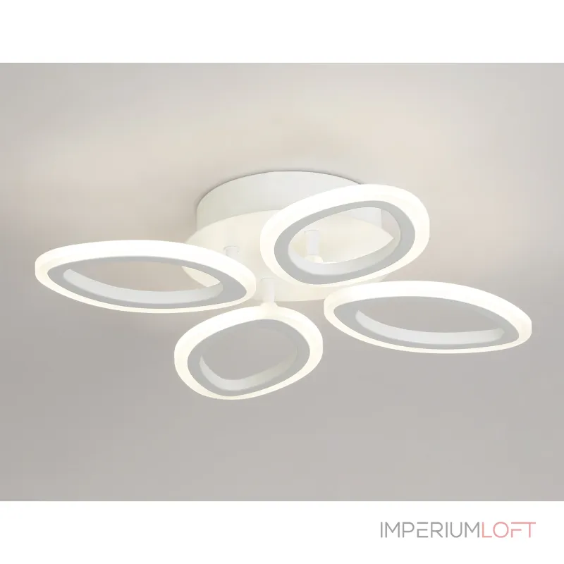 Потолочный светодиодный светильник с пультом FA4485/4 WH белый 4200K/3000K+6400K/6400K+3000K 34W 430*430*80 (ПДУ ИК) от NovaLamp