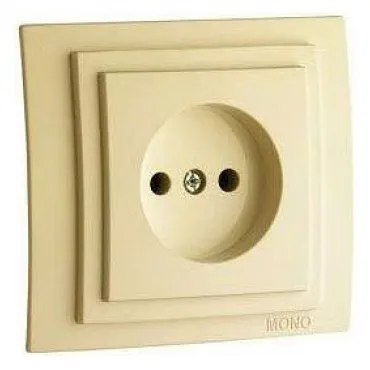 Розетка без заземления Mono Electric Larissa 103-171722-116 Розетка без заземления Mono Electric Larissa 103-171722-116