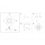 Потолочный светодиодный светильник с пультом FA5301 WH белый 140W 770*770*130 (ПДУ РАДИО 2.4) от NovaLamp