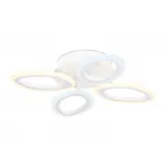 Потолочный светодиодный светильник с пультом FA4485/4 WH белый 4200K/3000K+6400K/6400K+3000K 34W 430*430*80 (ПДУ ИК) от NovaLamp