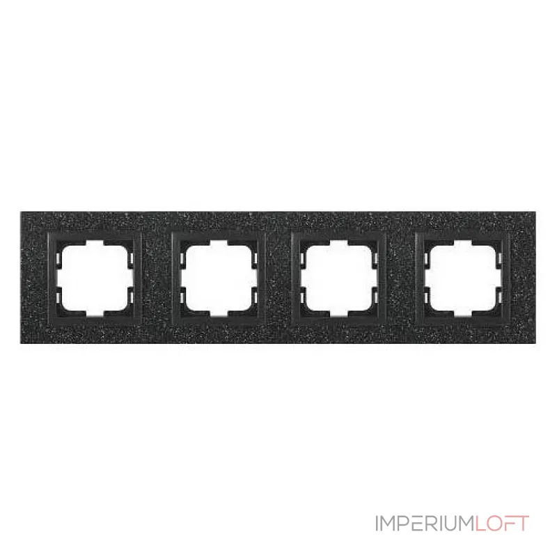 Рамка на 4 поста Mono Electric Style Granit 107-610000-163 от ImperiumLoft Рамка на 4 поста Mono Electric Style Granit 107-610000-163 от ImperiumLoft