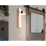 Настенный светодиодный светильник с выключателем FW161 GD золото LED 3000K 6W 265*95*135 от NovaLamp