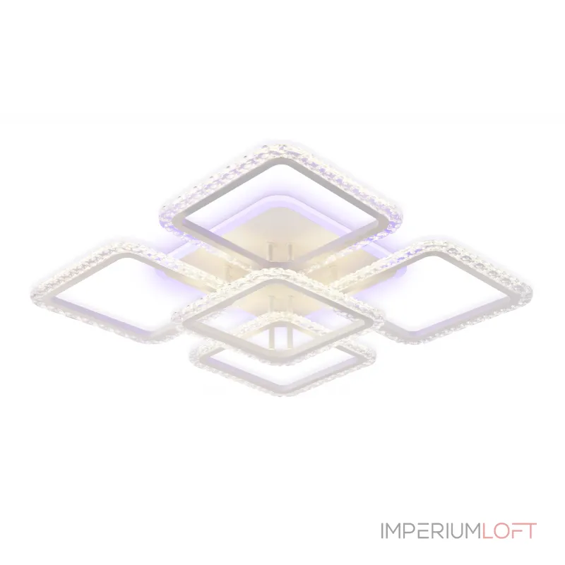 Потолочный светодиодный светильник с пультом FA5301 WH белый 140W 770*770*130 (ПДУ РАДИО 2.4) от NovaLamp