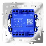 Выключатель проходной двухклавишный без рамки Voltum S70 VLS020303 от ImperiumLoft