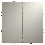 Выключатель проходной двухклавишный без рамки Voltum S70 VLS020303 от ImperiumLoft